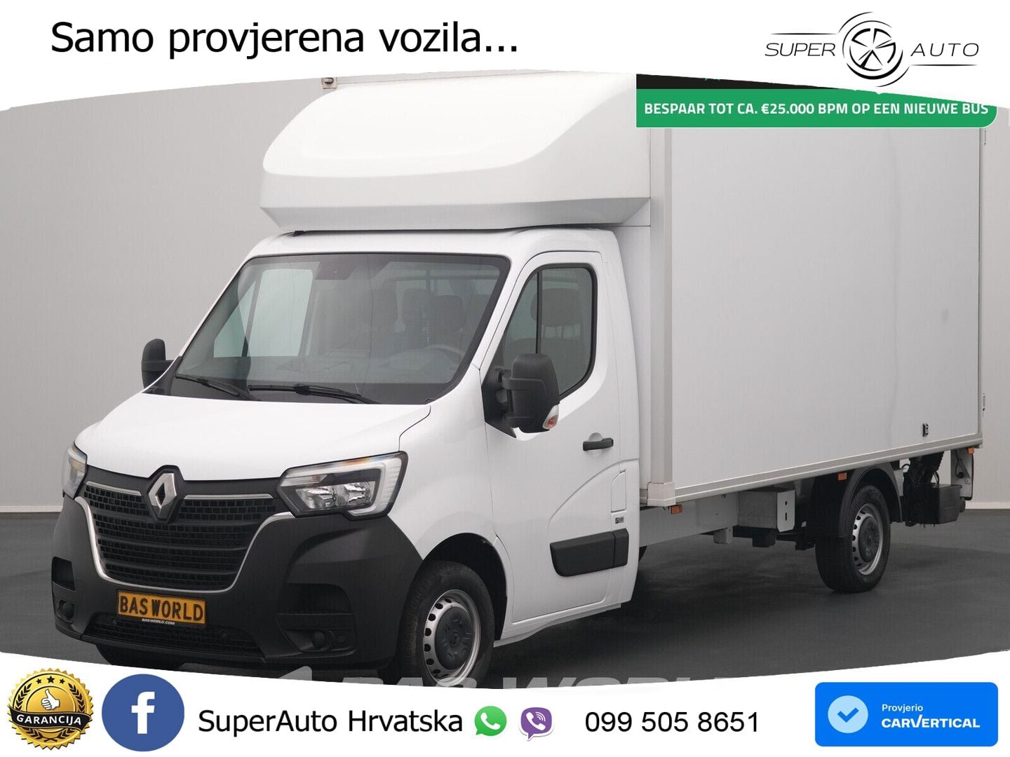 Renault Master 145PK Bakwagen Laadklep Airco Cruise LED 145 KS