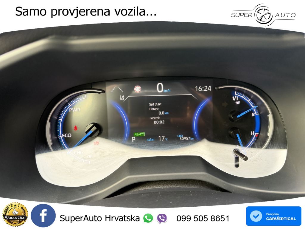 Toyota RAV4 2.5 (222 KS) Hybrid E-Four e-CVT LED+GR SJED+ACC