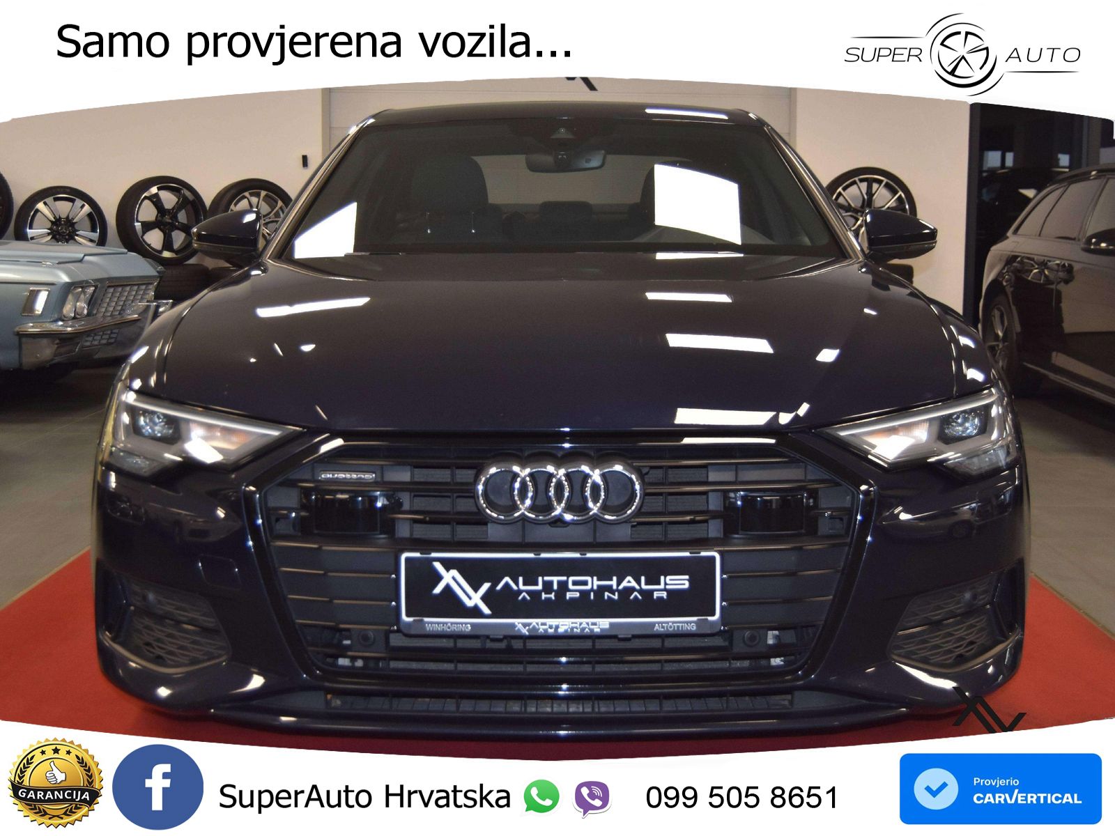 Audi A6 50 TDI V6 (286 KS) quattro tiptronic S line LED+GR SJED+ACC