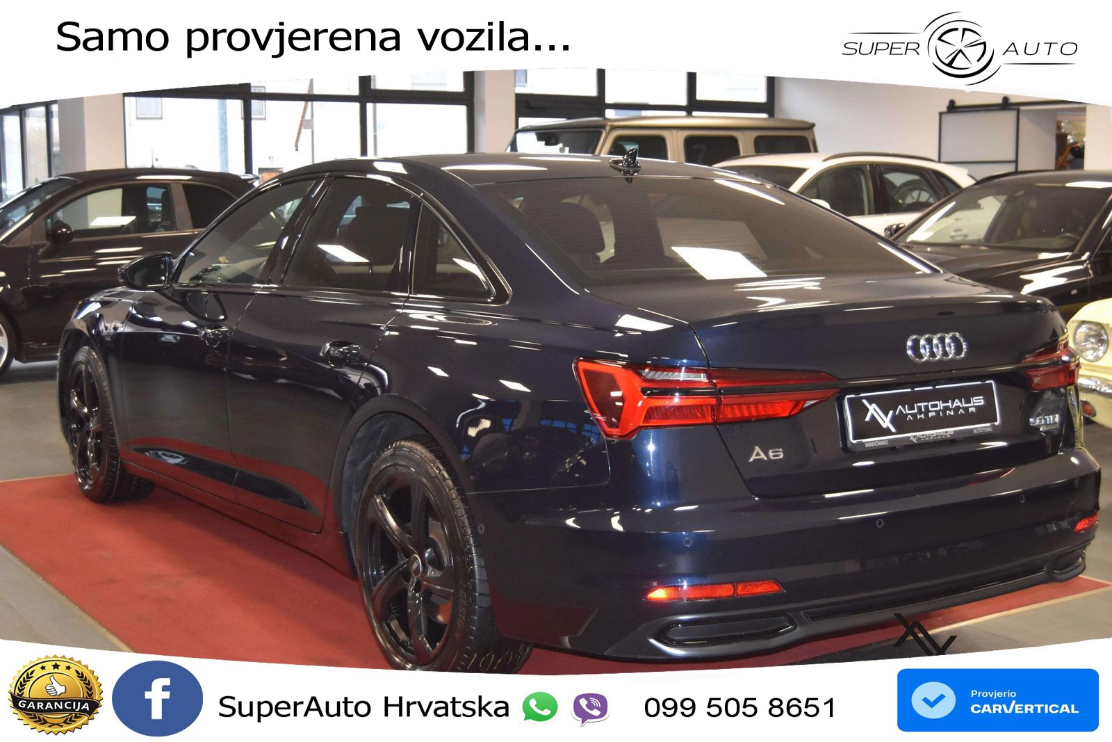 Audi A6 50 TDI V6 (286 KS) quattro tiptronic S line LED+GR SJED+ACC