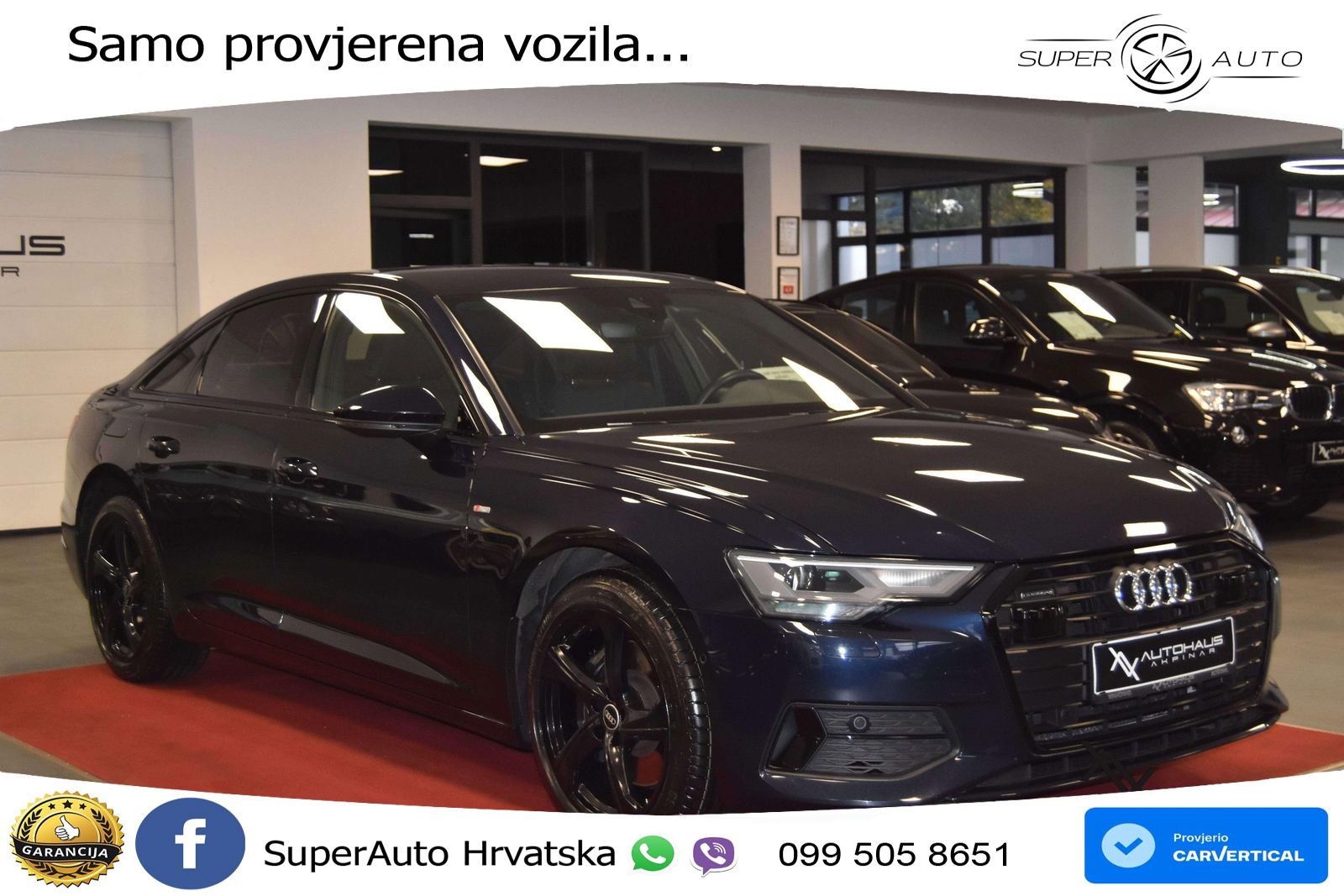 Audi A6 50 TDI V6 (286 KS) quattro tiptronic S line LED+GR SJED+ACC