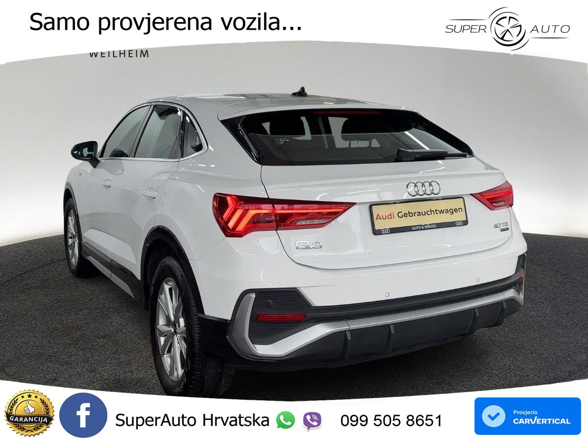 Audi Q3 Sportback 40 TDI (200 KS) quattro S tronic S line