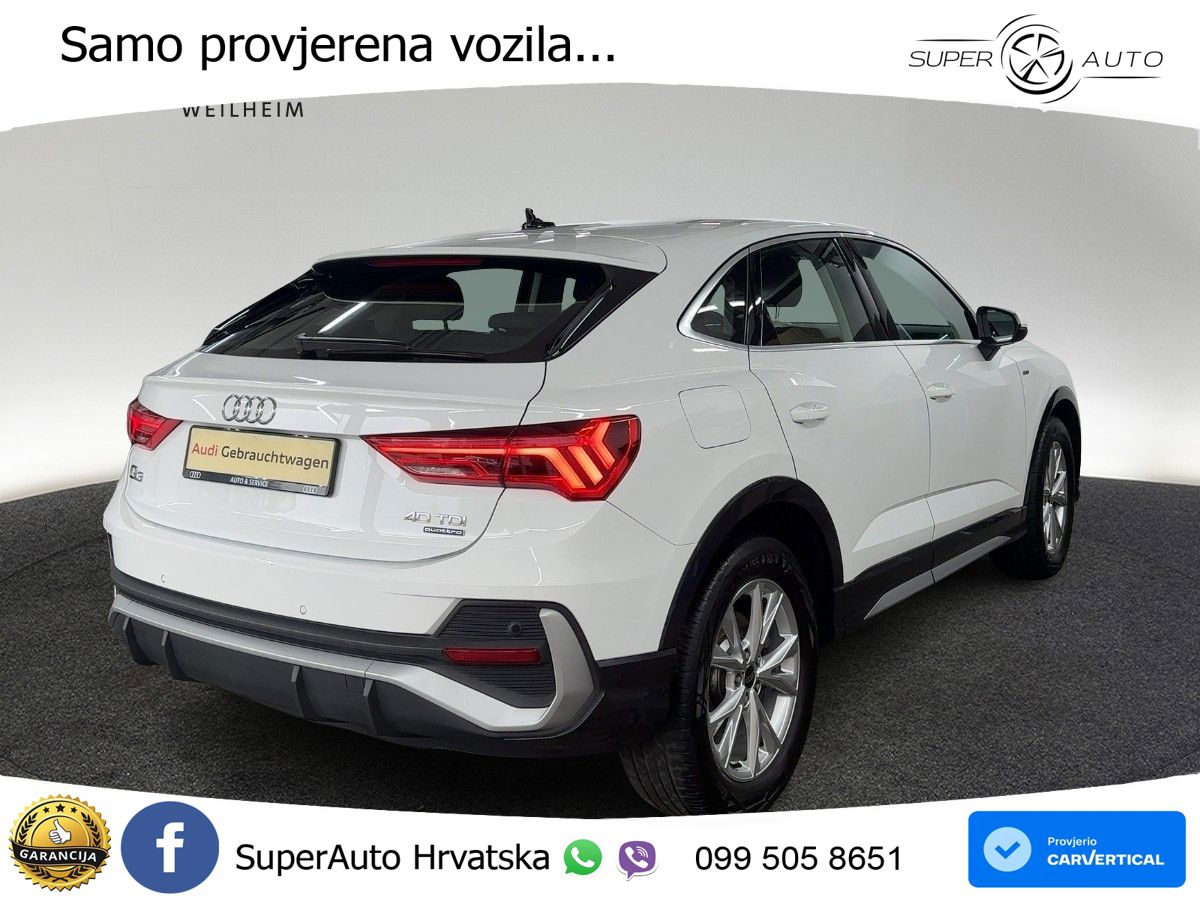 Audi Q3 Sportback 40 TDI (200 KS) quattro S tronic S line