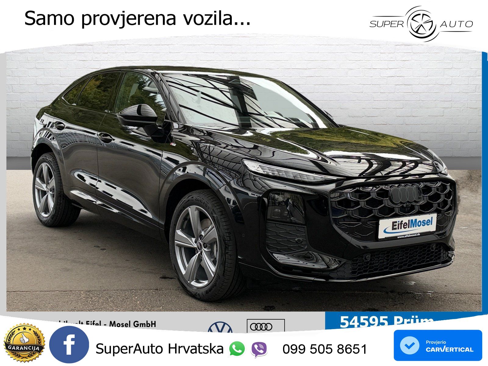Audi Q3 III Sportback 2.0 TFSI (204 KS) quattro S tronic S line LED+GR SJED+ACC