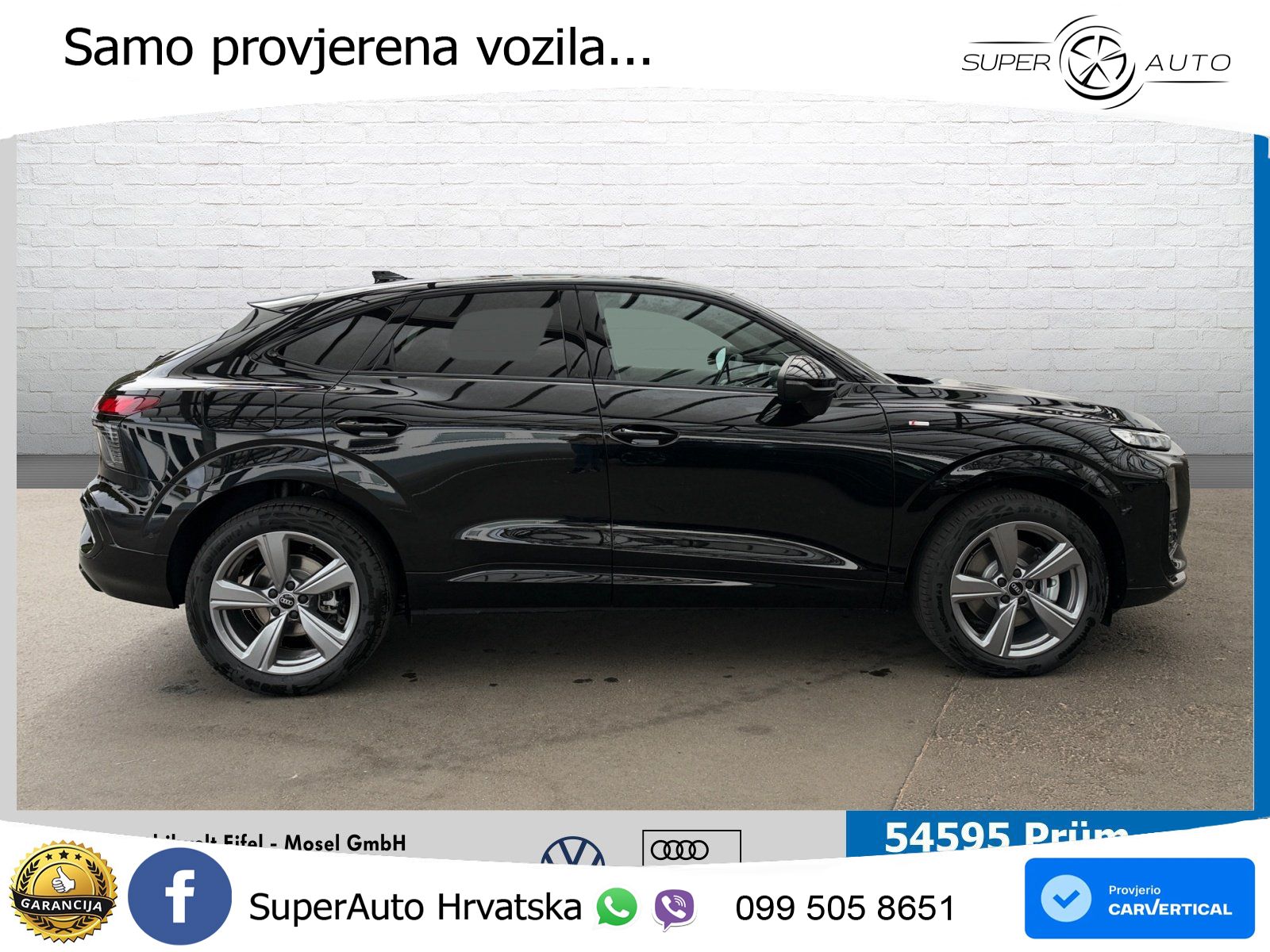 Audi Q3 III Sportback 2.0 TFSI (204 KS) quattro S tronic S line LED+GR SJED+ACC