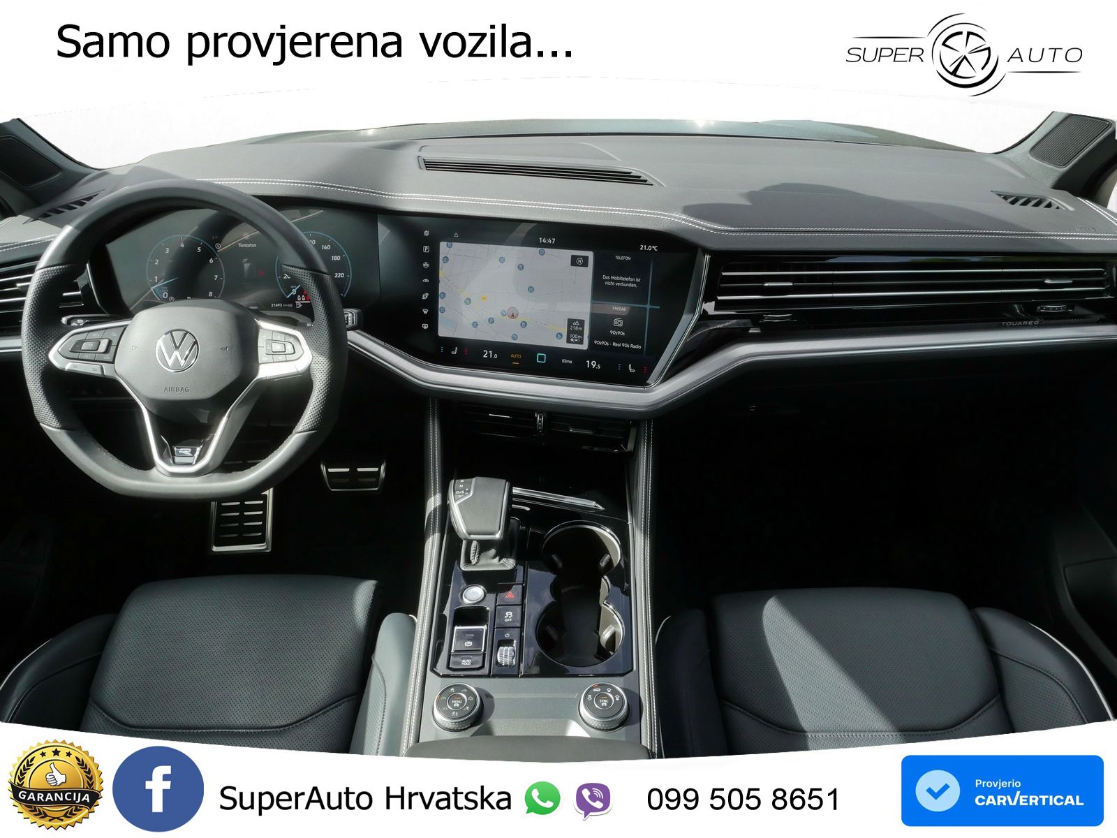 Volkswagen Touareg 3.0 V6 TFSI (340 KS) 4MOTION Tiptronic ZRAČNI+ACC+4xGR SJED+KAM