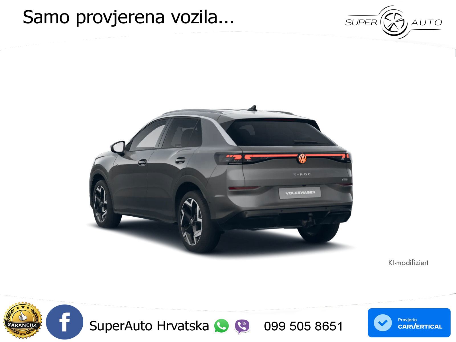 Volkswagen T-Roc 1.5 eTSI (150 KS)  DSG R-Line MATRIX+GR SJED+KAM