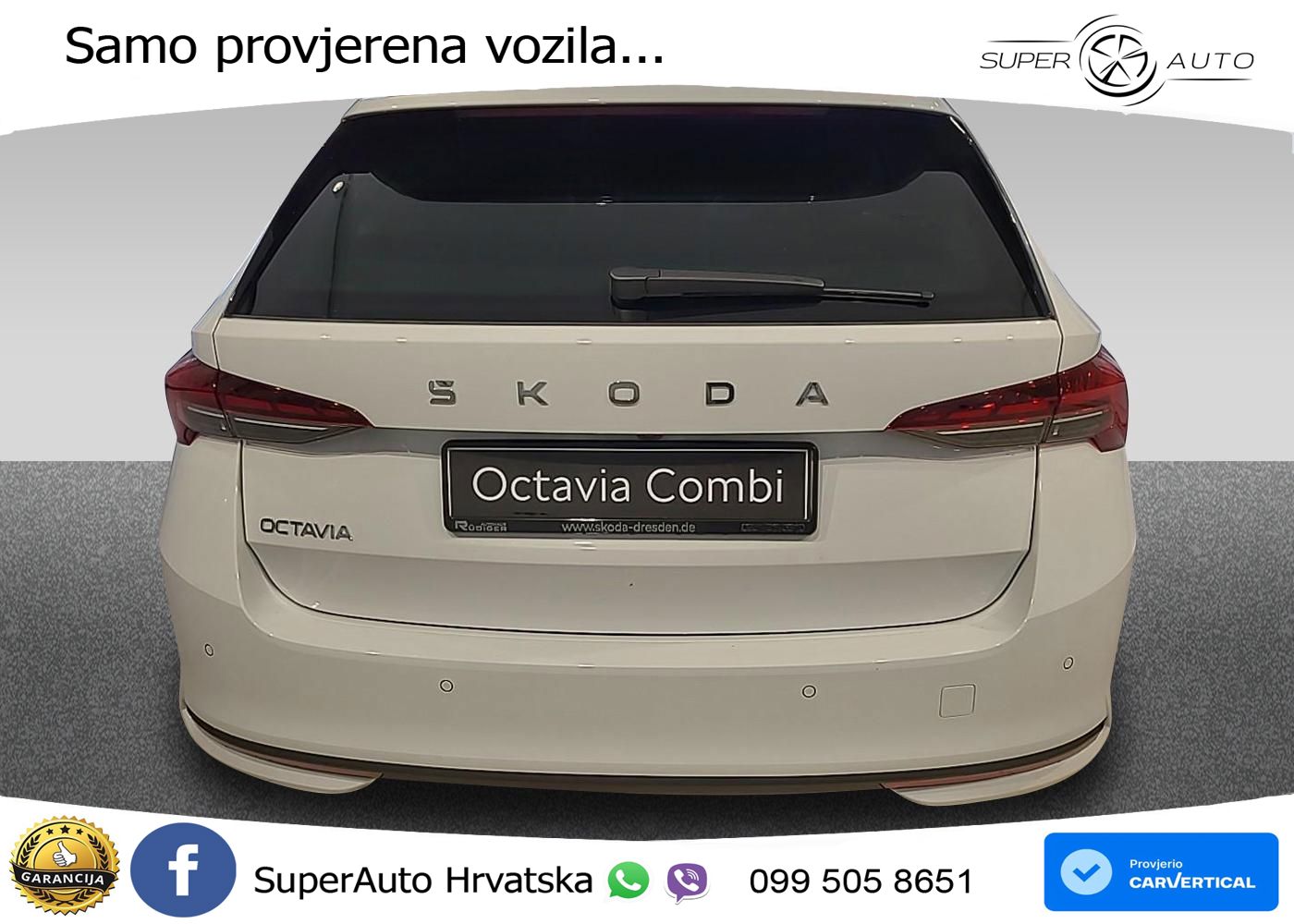 Škoda Octavia Combi 2.0 TDI (150 KS) DSG LED+GR SJED+ACC