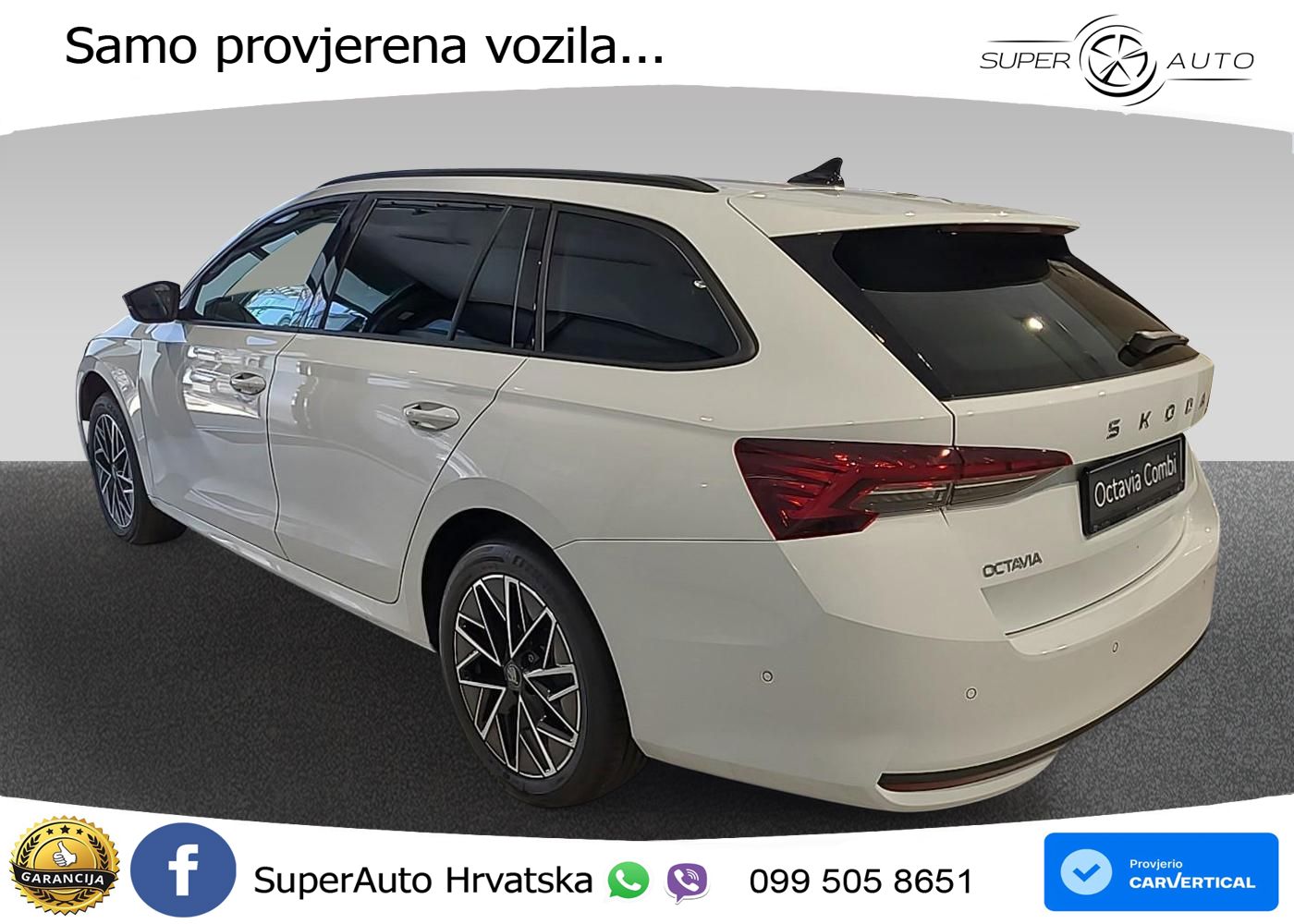 Škoda Octavia Combi 2.0 TDI (150 KS) DSG LED+GR SJED+ACC
