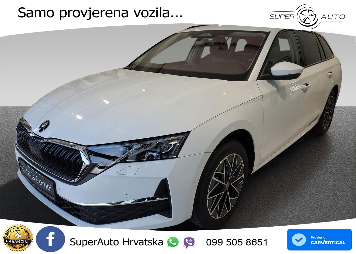 Škoda Octavia Combi 2.0 TDI (150 KS) DSG LED+GR SJED+ACC
