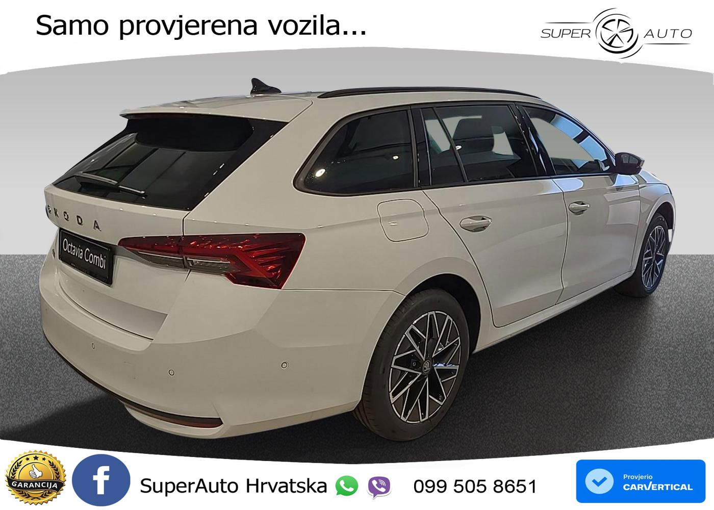 Škoda Octavia Combi 2.0 TDI (150 KS) DSG LED+GR SJED+ACC