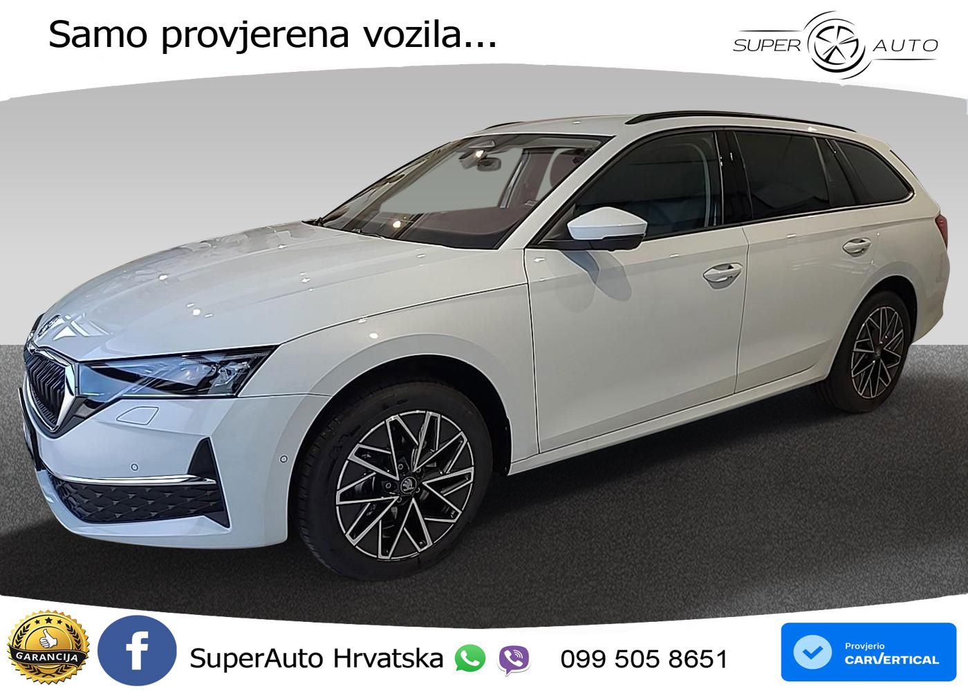 Škoda Octavia Combi 2.0 TDI (150 KS) DSG LED+GR SJED+ACC