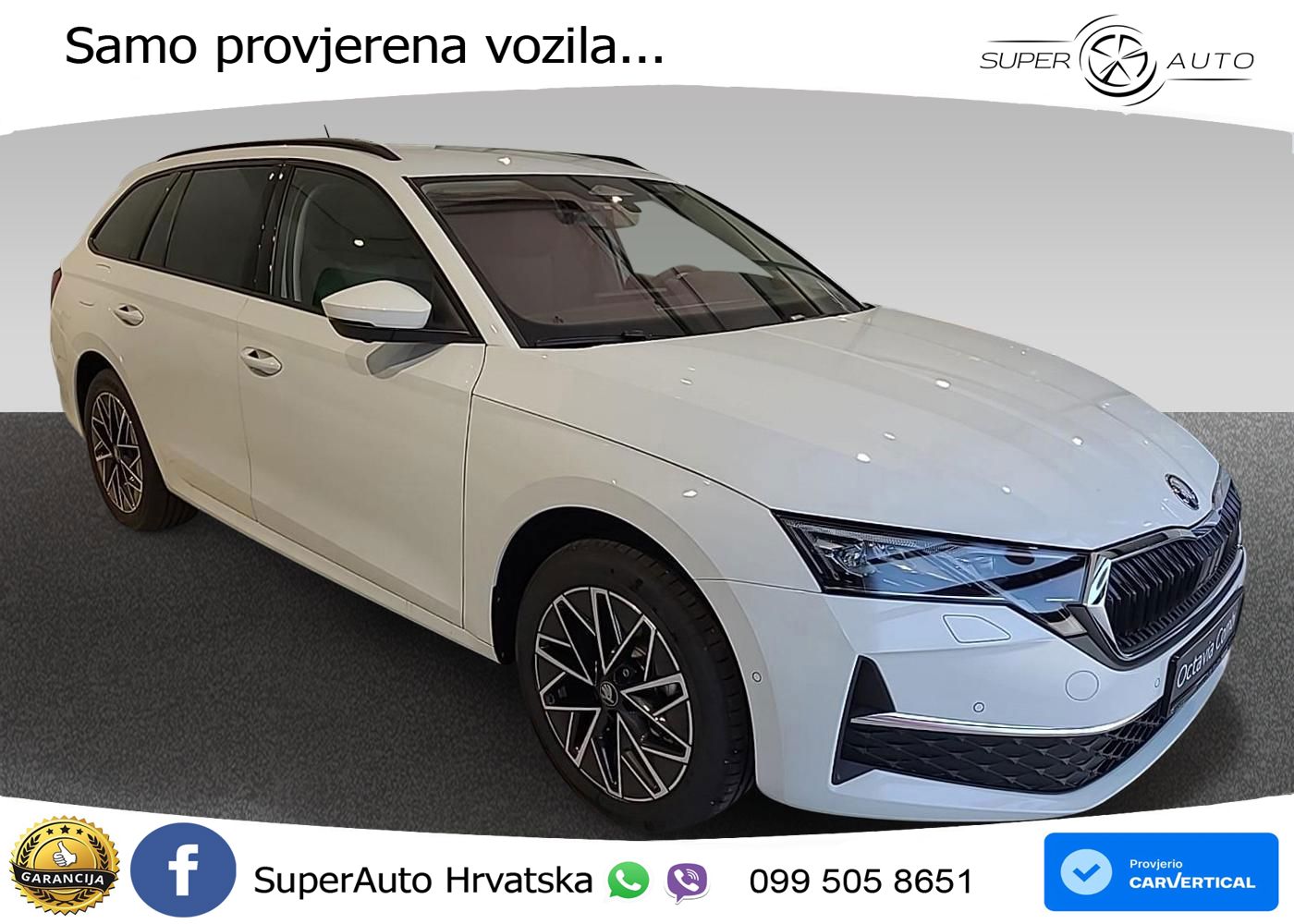 Škoda Octavia Combi 2.0 TDI (150 KS) DSG LED+GR SJED+ACC