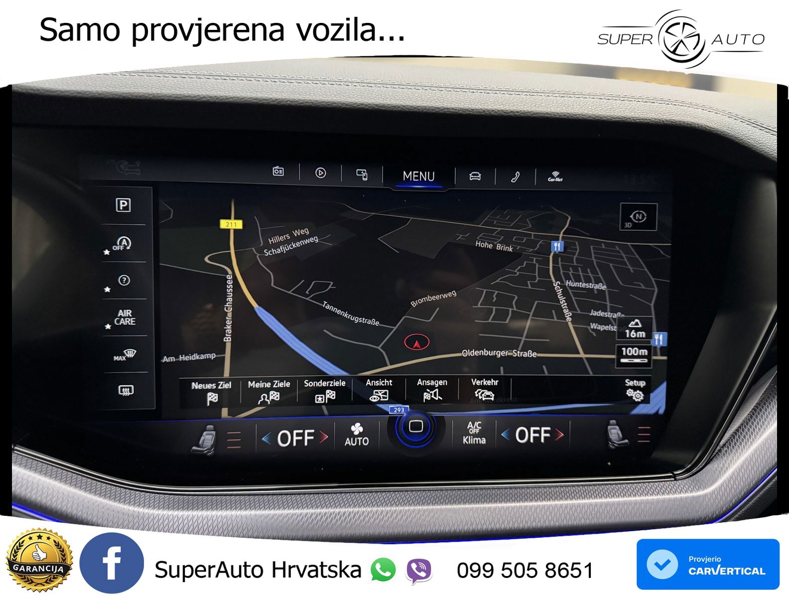 Volkswagen Touareg 3.0 V6 TDI (286 KS) 4MOTION Tiptronic R-Line ZRAČNI+ACC+GR SJED+KAM