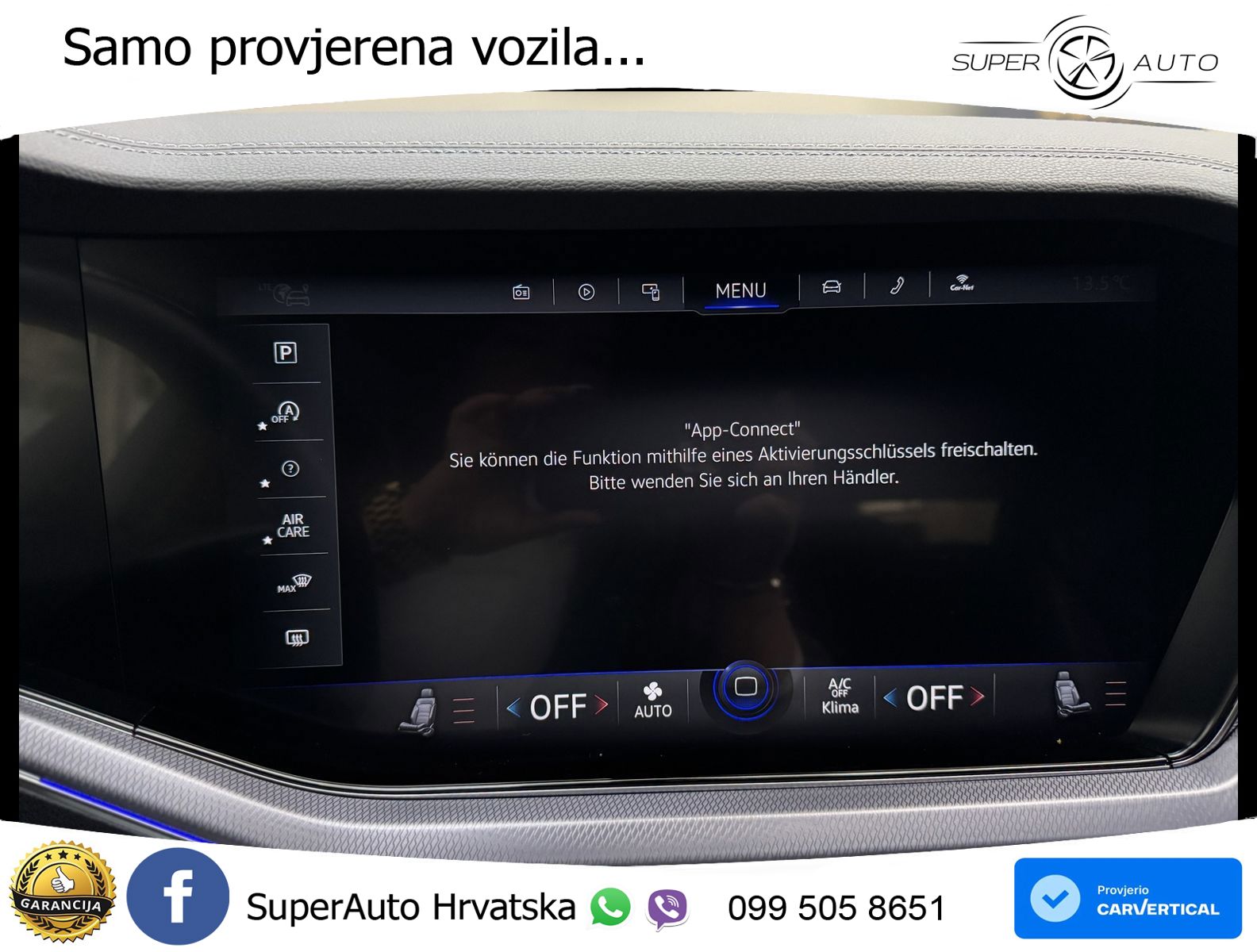 Volkswagen Touareg 3.0 V6 TDI (286 KS) 4MOTION Tiptronic R-Line ZRAČNI+ACC+GR SJED+KAM