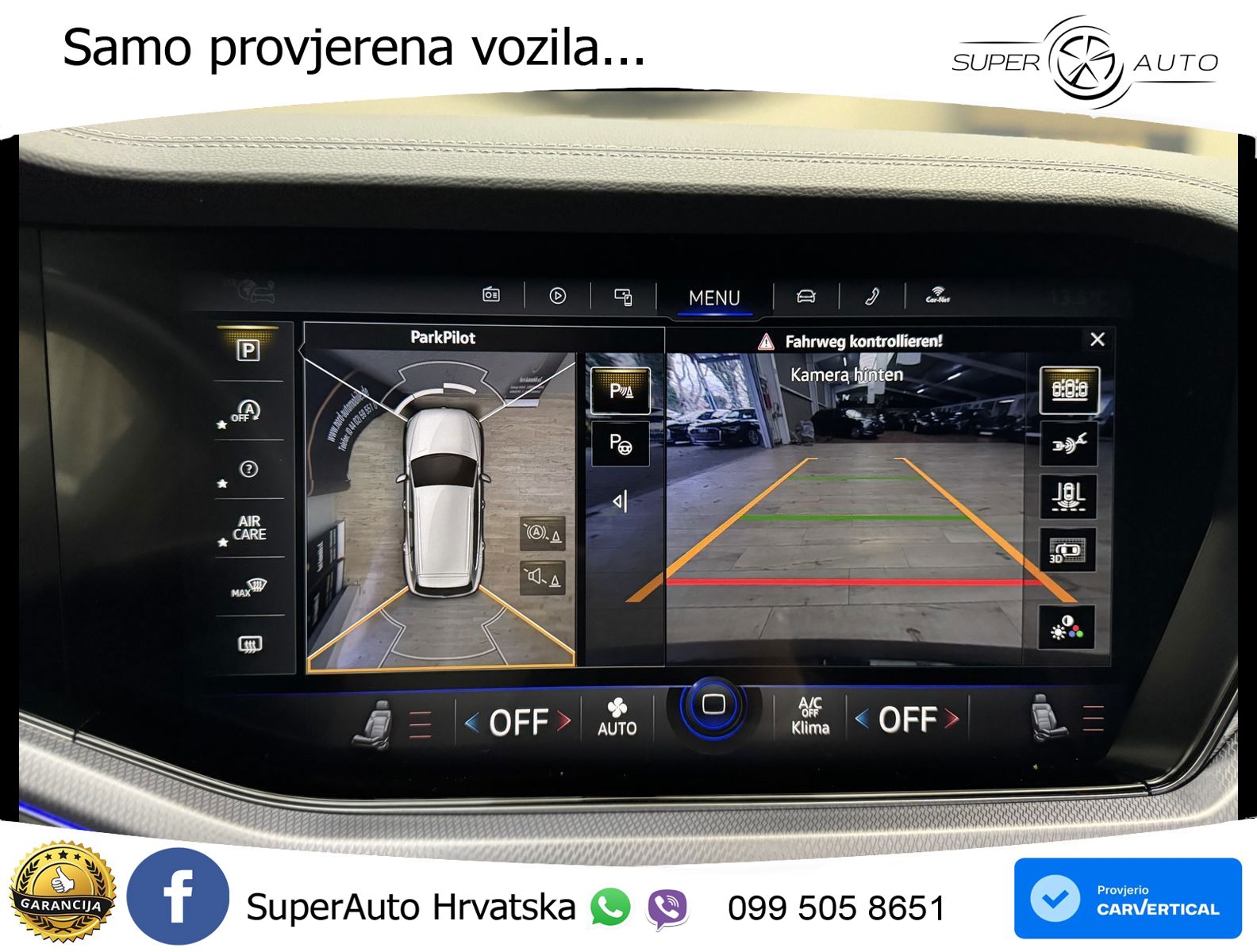 Volkswagen Touareg 3.0 V6 TDI (286 KS) 4MOTION Tiptronic R-Line ZRAČNI+ACC+GR SJED+KAM