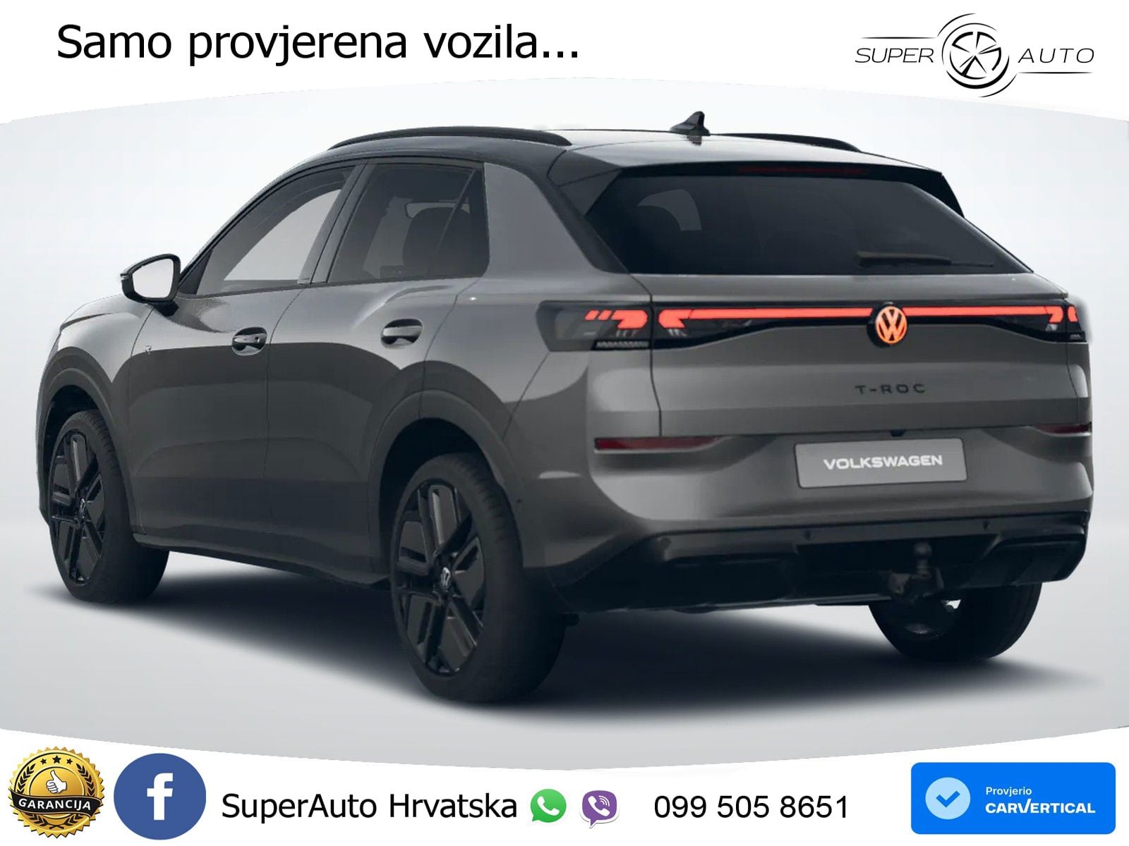 Volkswagen T-Roc 1.5 eTSI (150 KS)  DSG R-Line LED+GR SJED+ACC