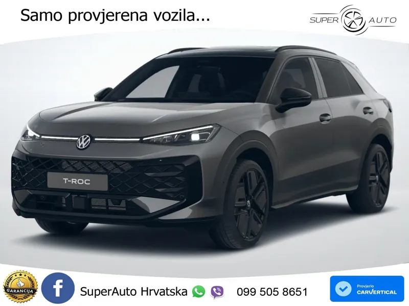 Volkswagen T-Roc 1.5 eTSI (150 KS)  DSG R-Line LED+GR SJED+ACC