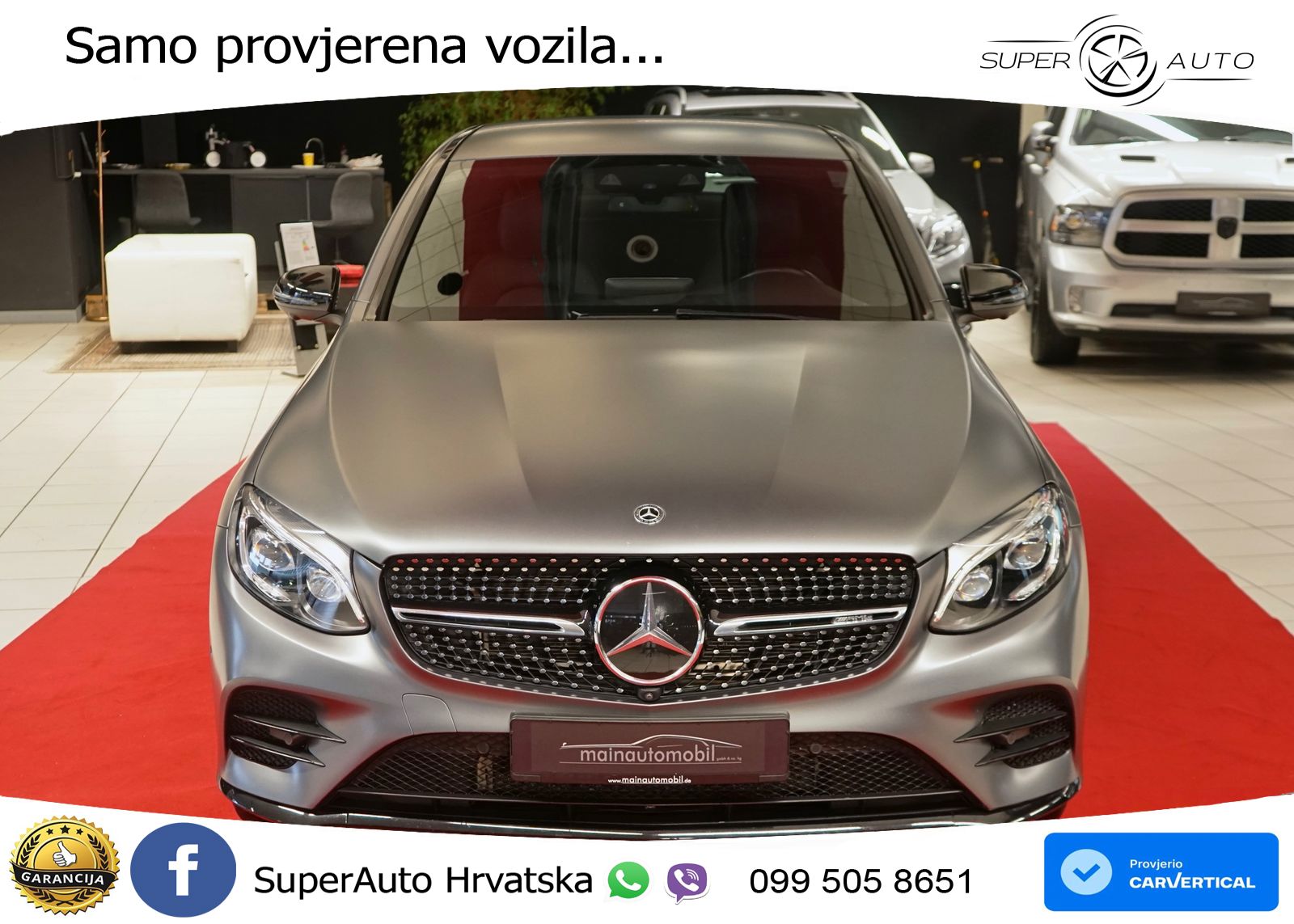 Mercedes GLC Coupe AMG 43 (367 KS) 4MATIC G-TRONIC ZRAČNI+ACC+4xGR SJED+KAM
