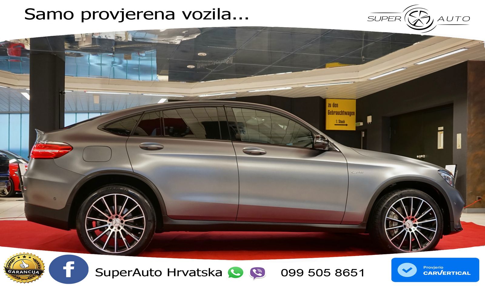 Mercedes GLC Coupe AMG 43 (367 KS) 4MATIC G-TRONIC ZRAČNI+ACC+4xGR SJED+KAM