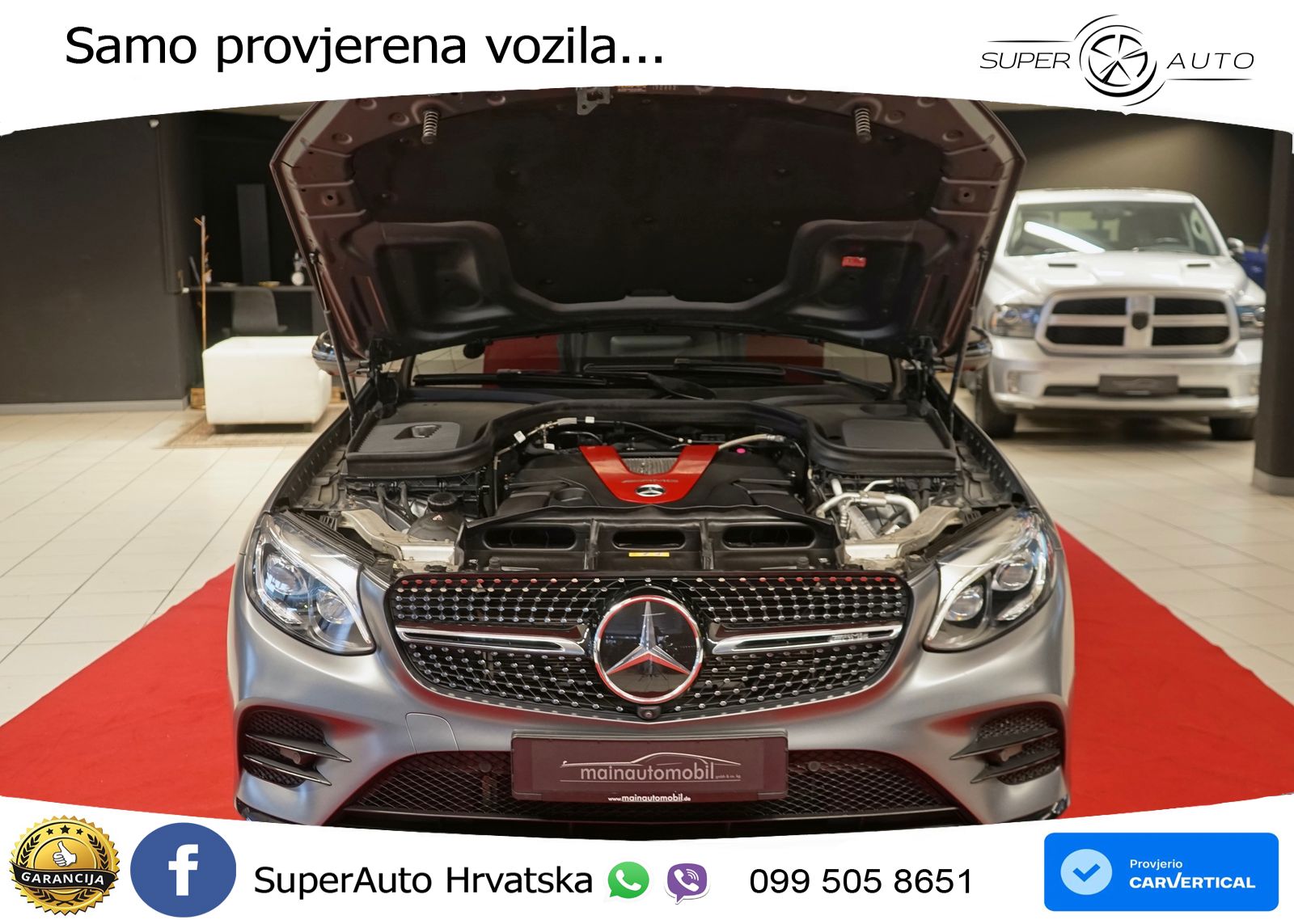 Mercedes GLC Coupe AMG 43 (367 KS) 4MATIC G-TRONIC ZRAČNI+ACC+4xGR SJED+KAM