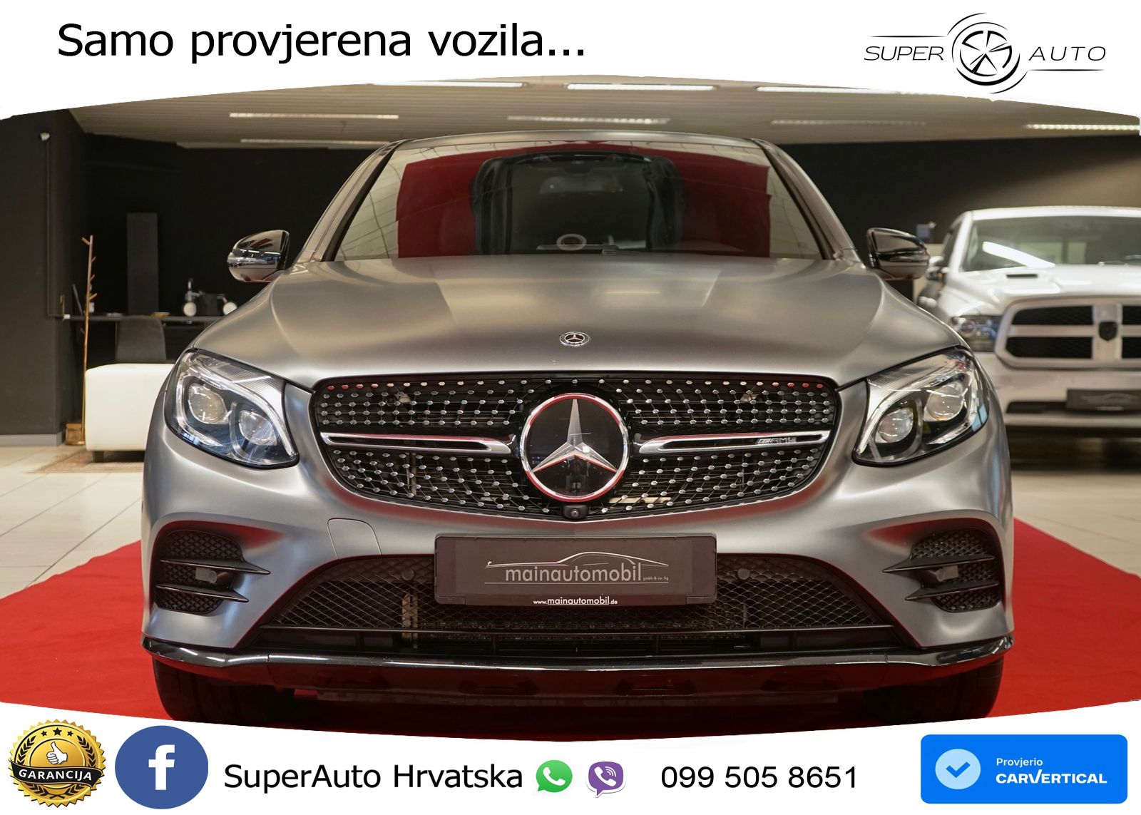 Mercedes GLC Coupe AMG 43 (367 KS) 4MATIC G-TRONIC ZRAČNI+ACC+4xGR SJED+KAM