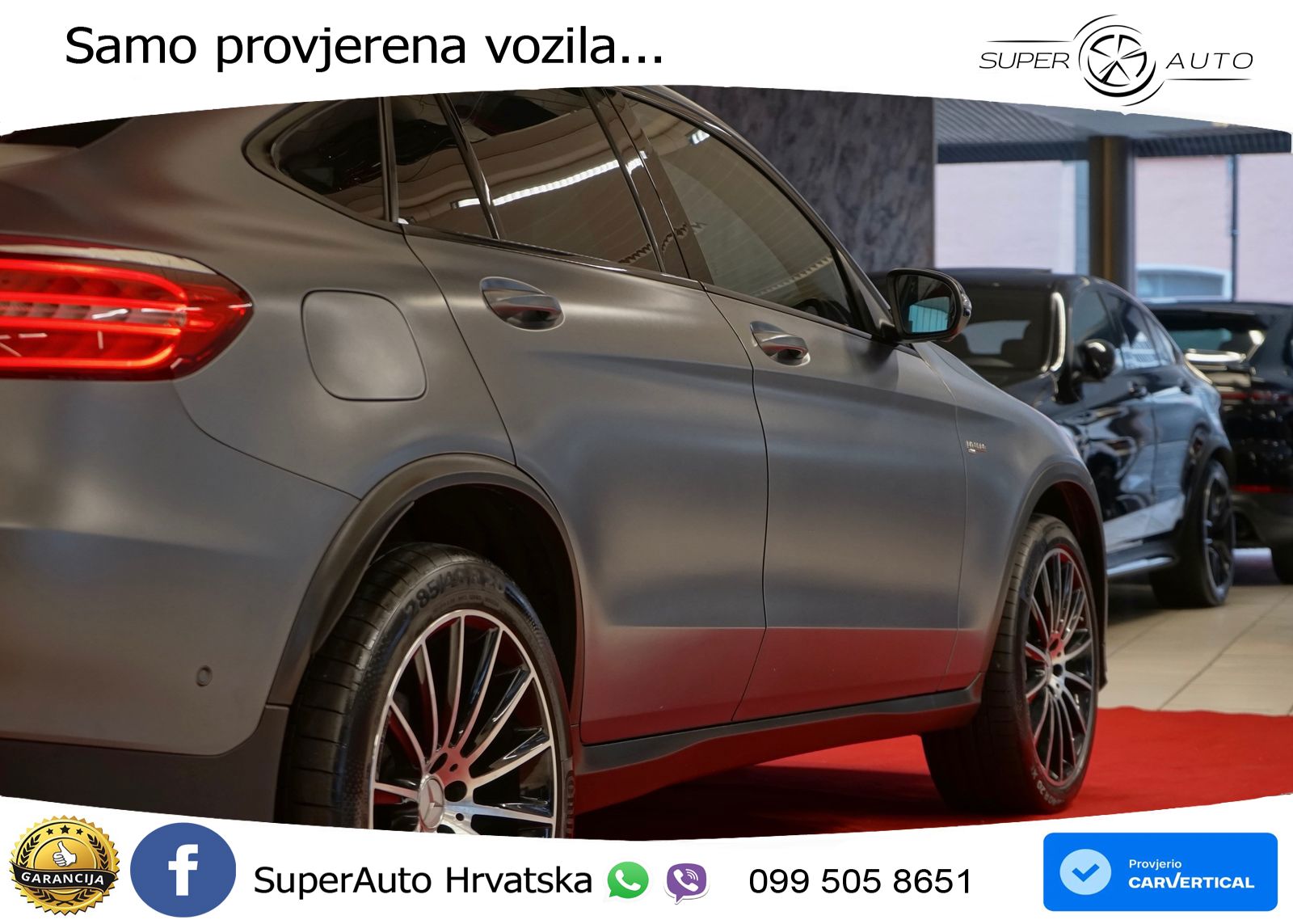 Mercedes GLC Coupe AMG 43 (367 KS) 4MATIC G-TRONIC ZRAČNI+ACC+4xGR SJED+KAM