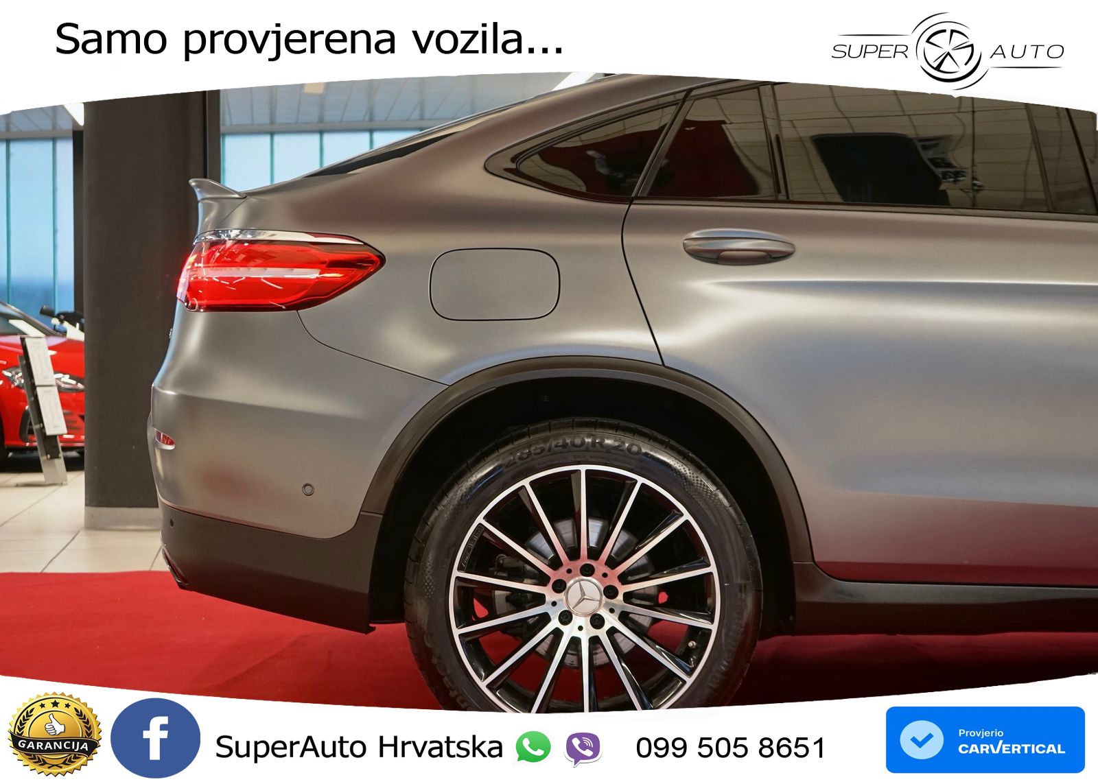 Mercedes GLC Coupe AMG 43 (367 KS) 4MATIC G-TRONIC ZRAČNI+ACC+4xGR SJED+KAM