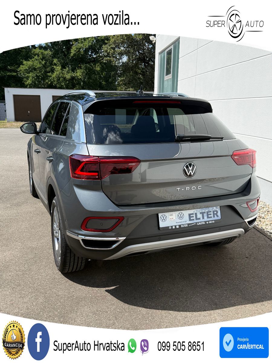 Volkswagen T-Roc 1.5 TSI (150 KS) DSG MATRIX+GR SJED+KAM