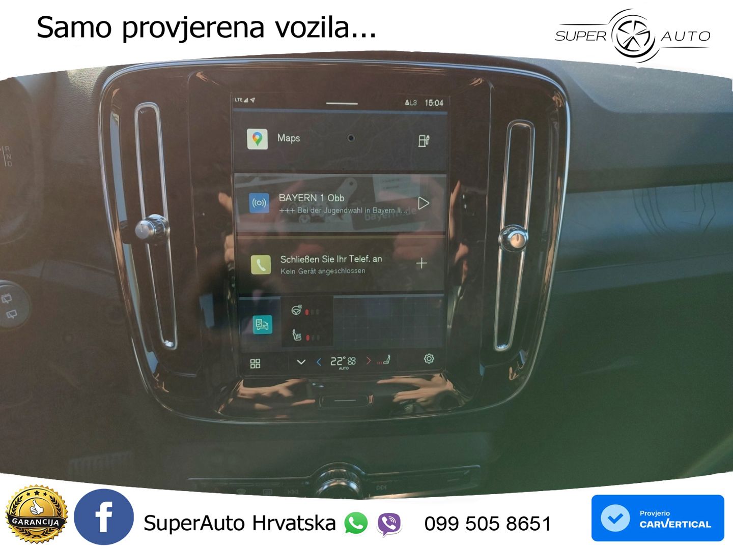 Volvo XC40 Recharge 82 kWh 252 KS Single Motor Extended Range LED+GR SJED+ACC