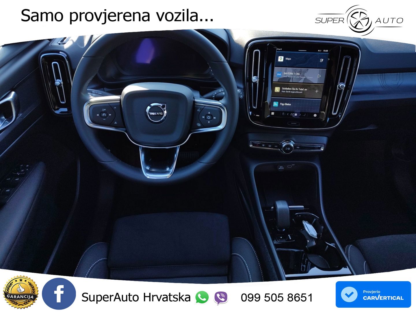 Volvo XC40 Recharge 82 kWh 252 KS Single Motor Extended Range LED+GR SJED+ACC