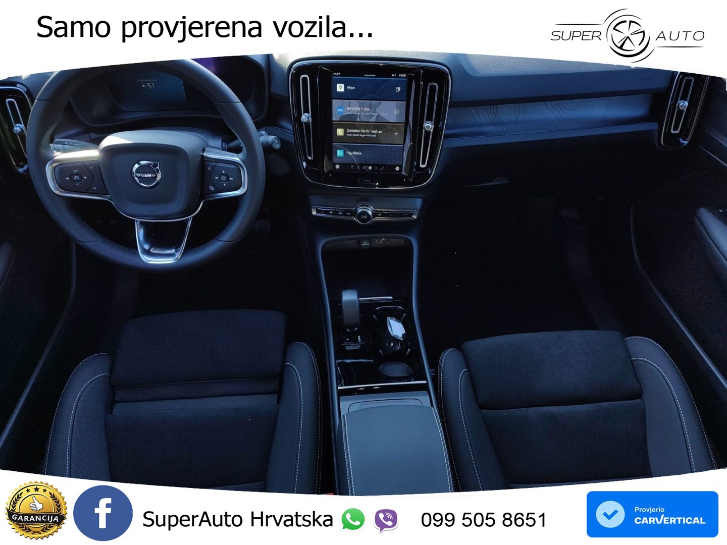 Volvo XC40 Recharge 82 kWh 252 KS Single Motor Extended Range LED+GR SJED+ACC