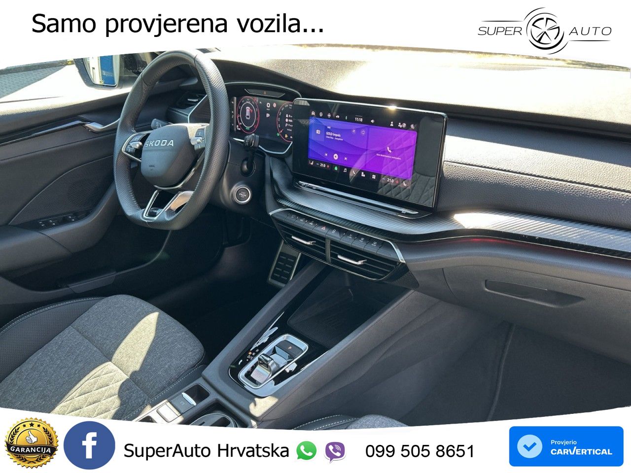 Škoda Octavia Combi 1.5 TSI (150 KS) DSG SportLine MATRIX+GR SJED+KAM