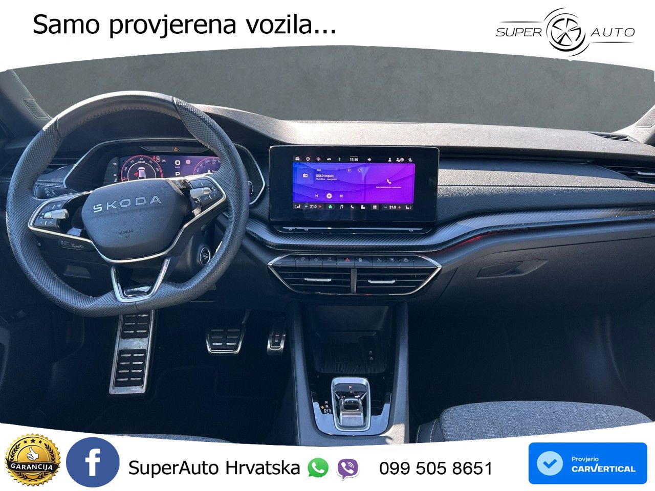 Škoda Octavia Combi 1.5 TSI (150 KS) DSG SportLine MATRIX+GR SJED+KAM