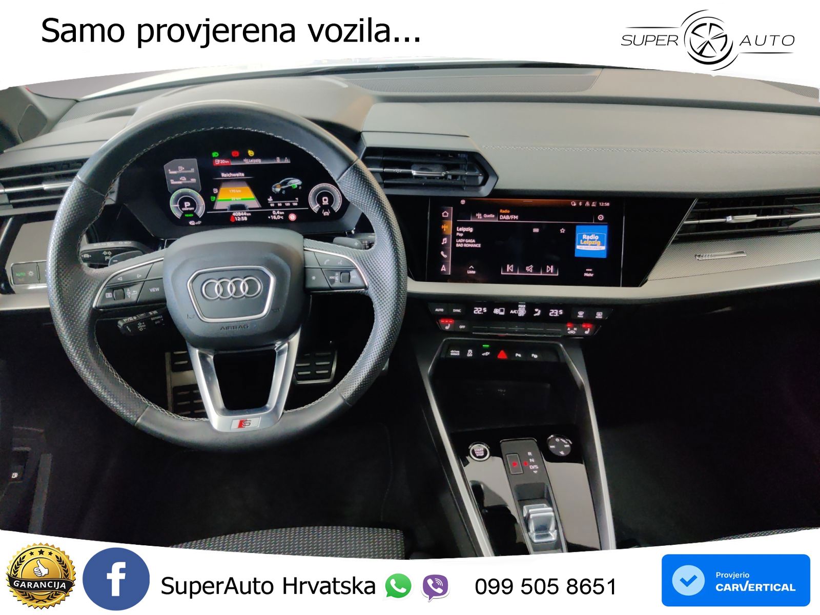 Audi A3 45 TFSIe (245 KS) S tronic S line LED+GR SJED+ACC