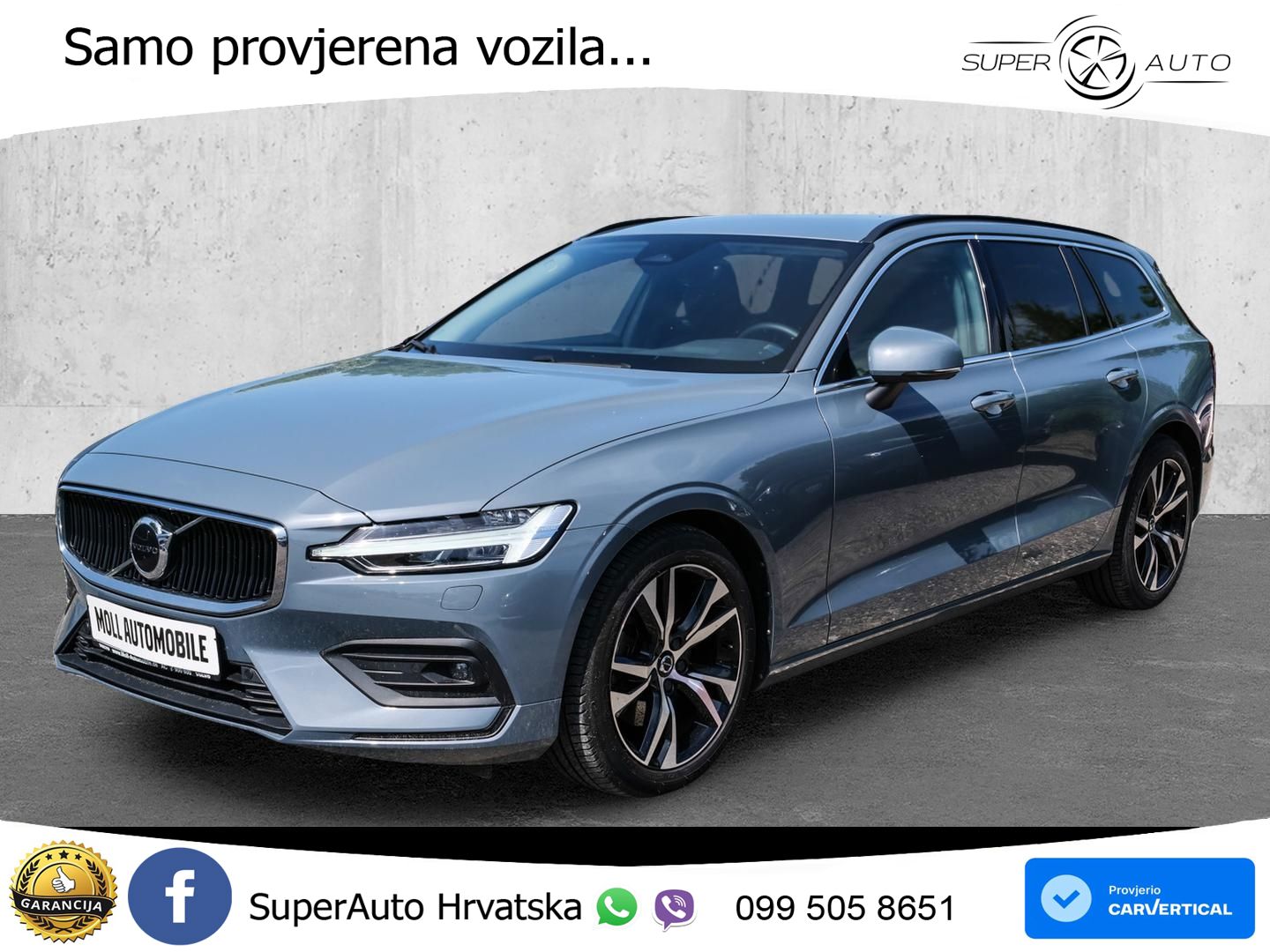 Volvo V60 2.0 B3 DCT LED+GR SJED+ACC