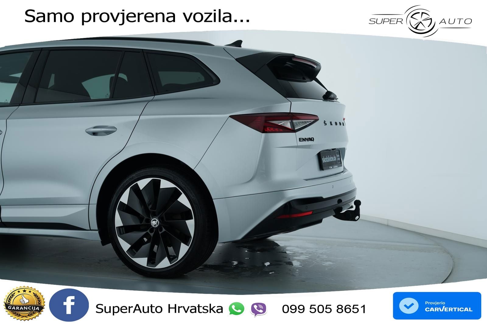 Škoda Enyaq iV 80x 82 kWh (265 KS) AWD SportLine LED+GR SJED+ACC