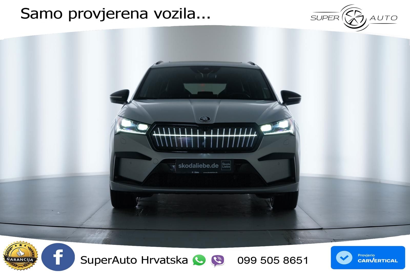 Škoda Enyaq iV 80x 82 kWh (265 KS) AWD SportLine LED+GR SJED+ACC