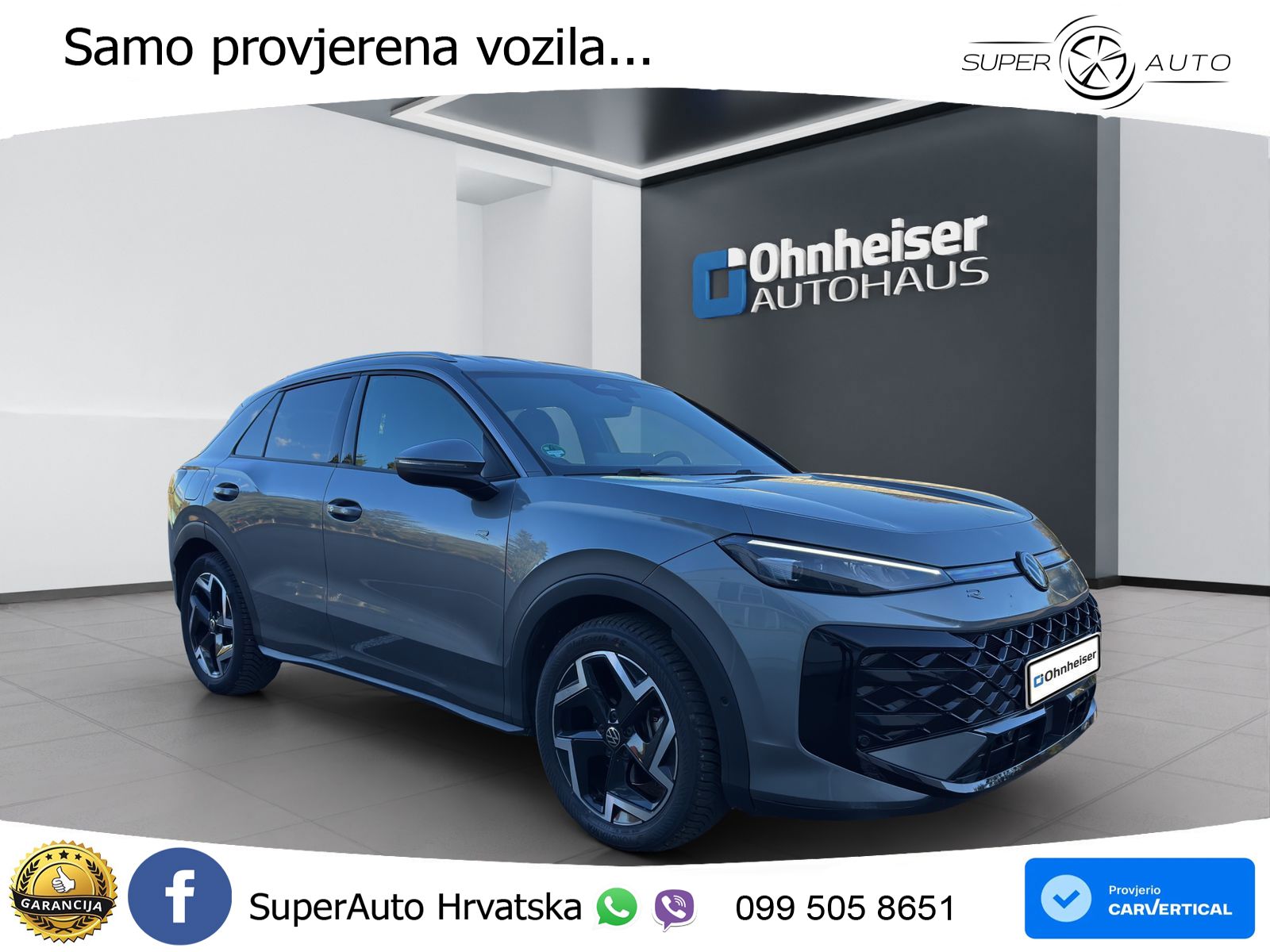 Volkswagen T-Roc 1.5 eTSI (150 KS)  DSG R-Line LED+GR SJED+ACC