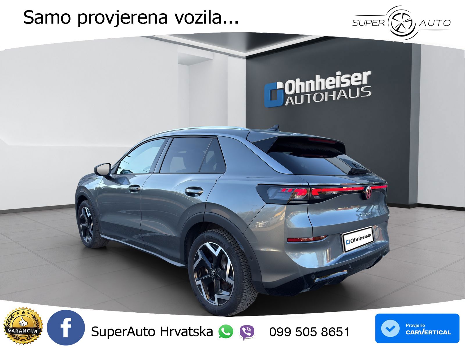 Volkswagen T-Roc 1.5 eTSI (150 KS)  DSG R-Line LED+GR SJED+ACC