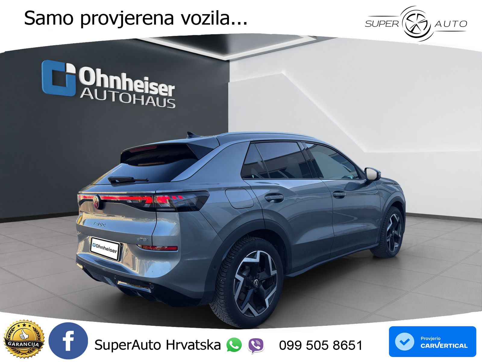 Volkswagen T-Roc 1.5 eTSI (150 KS)  DSG R-Line LED+GR SJED+ACC