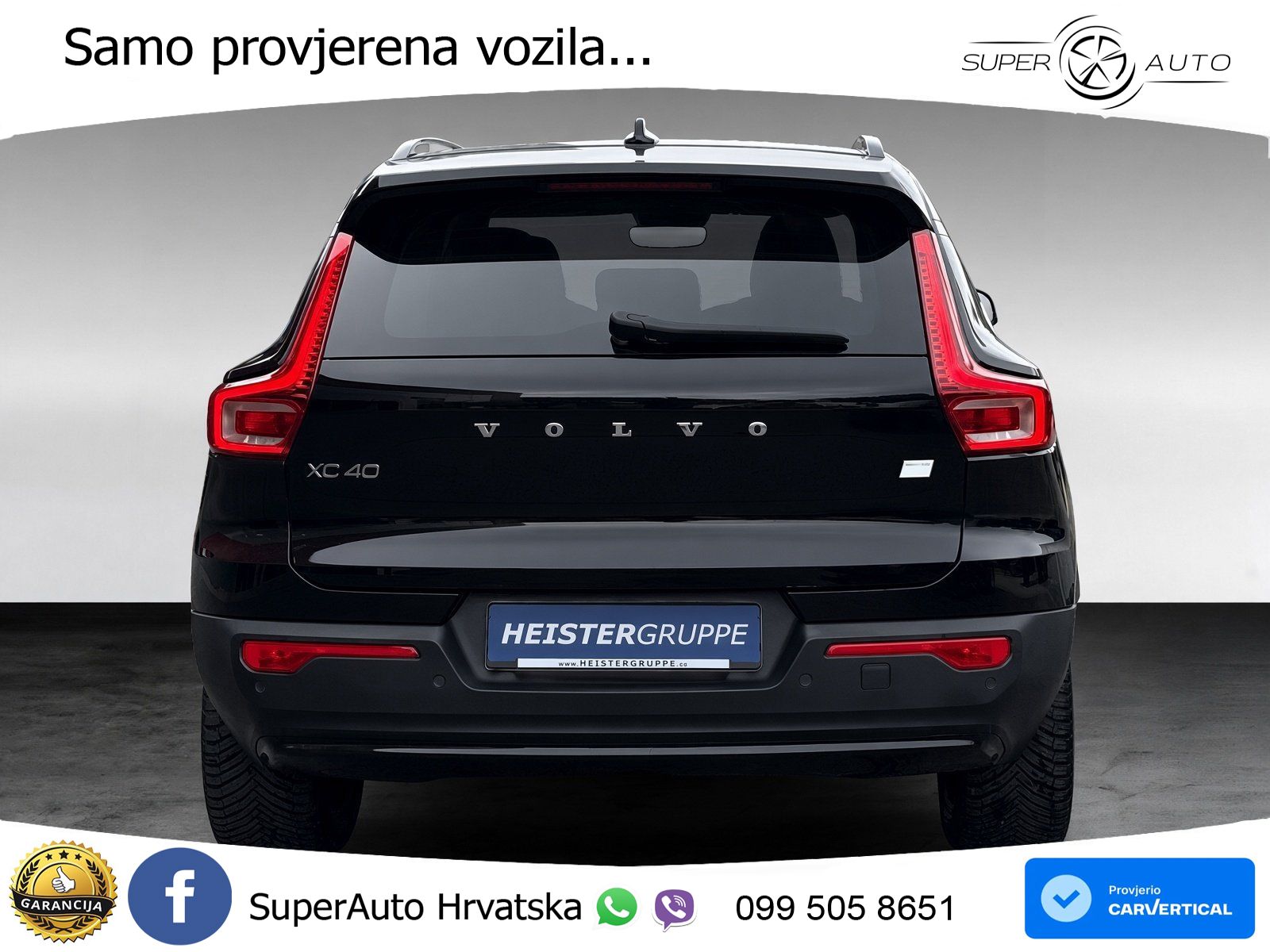 Volvo XC40 Recharge 82 kWh 252 KS Single Motor Extended Range ACC+GR SJED+360+PANO