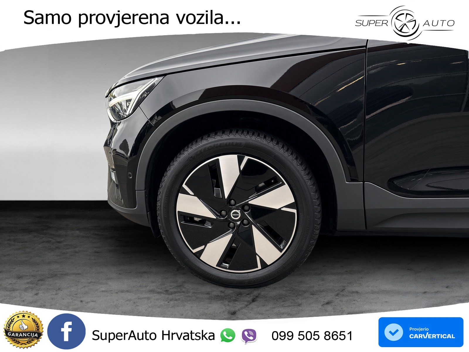 Volvo XC40 Recharge 82 kWh 252 KS Single Motor Extended Range ACC+GR SJED+360+PANO