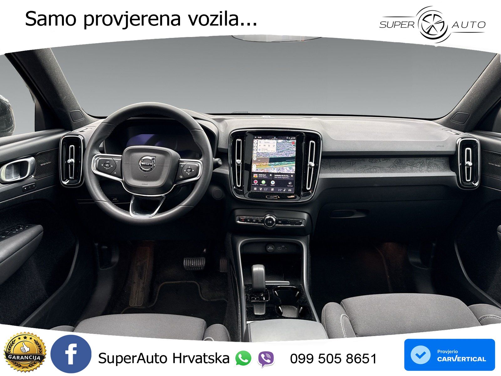 Volvo XC40 Recharge 82 kWh 252 KS Single Motor Extended Range ACC+GR SJED+360+PANO