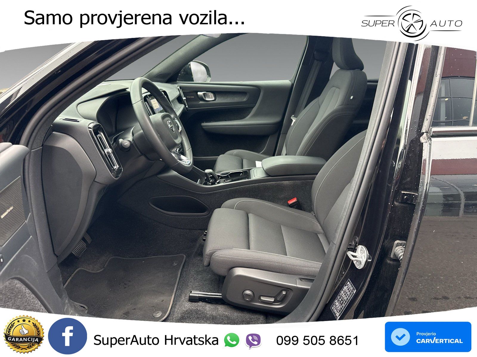 Volvo XC40 Recharge 82 kWh 252 KS Single Motor Extended Range ACC+GR SJED+360+PANO