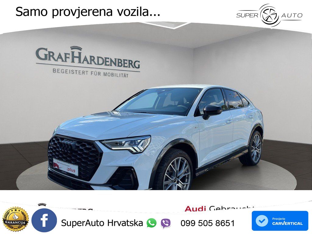 Audi Q3 40 TDI (200 KS) quattro S tronic S line MATRIX+GR SJED+KAM