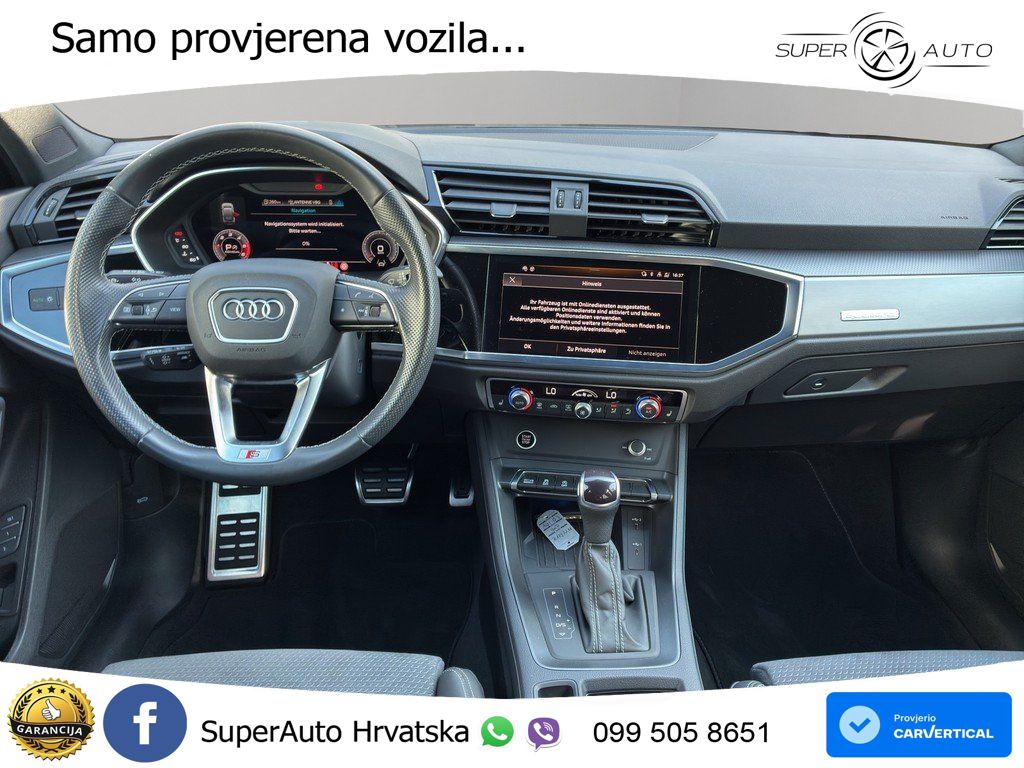 Audi Q3 40 TDI (200 KS) quattro S tronic S line MATRIX+GR SJED+KAM