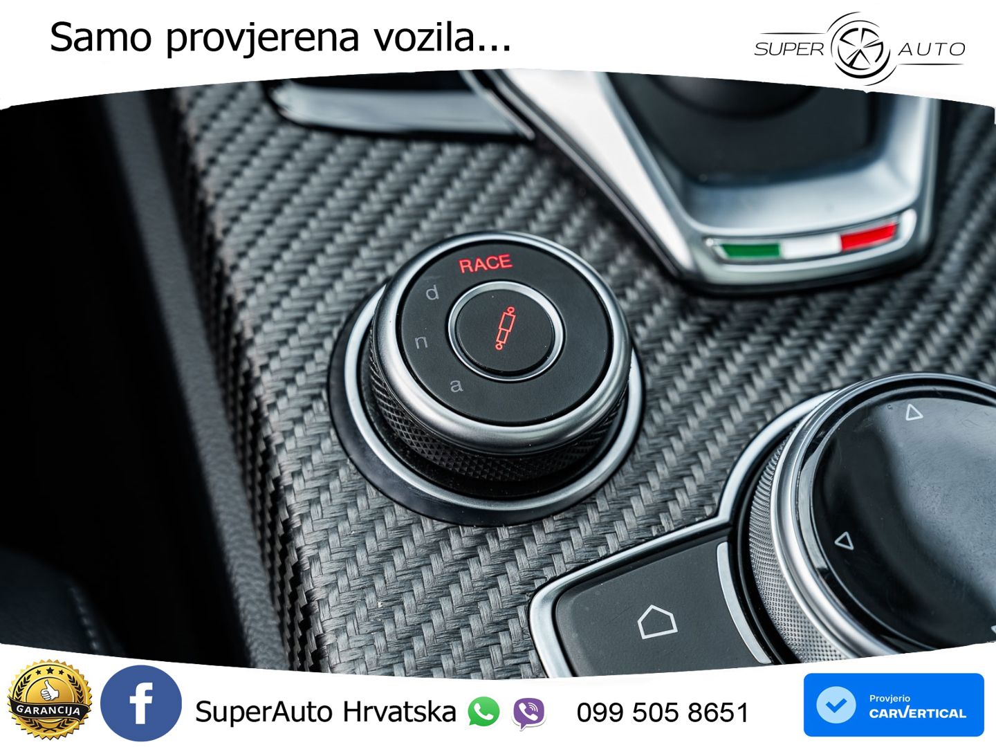 Alfa Romeo Stelvio Quadrifoglio 2.9 V6 Bi-Turbo (520 KS) Q4 Automatic LED+GR SJED+ACC