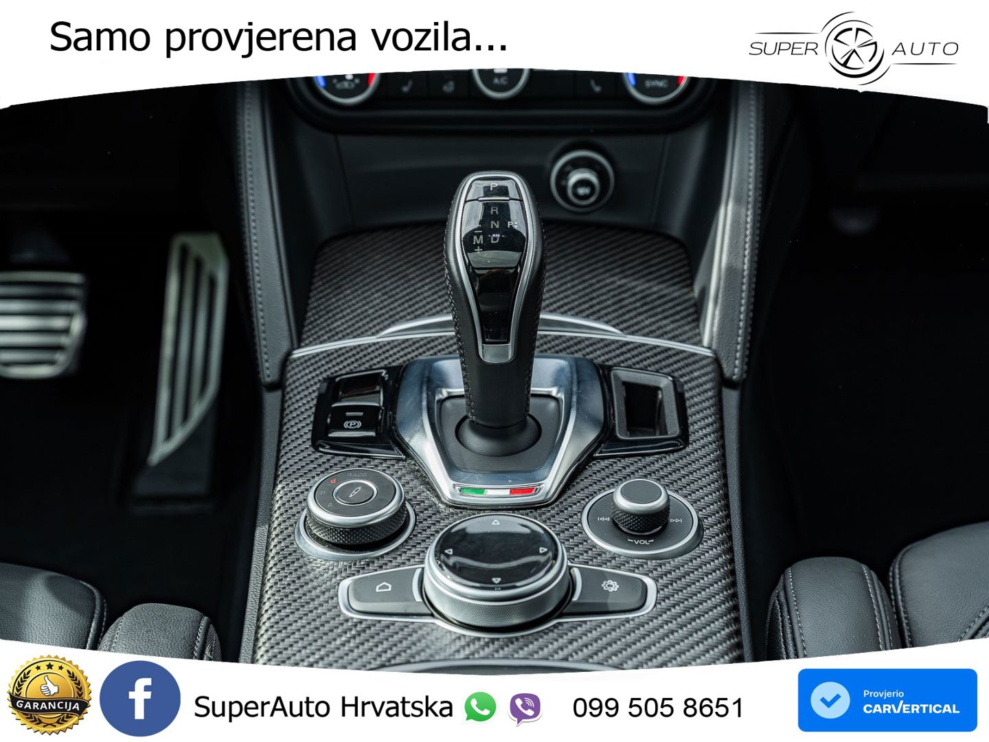 Alfa Romeo Stelvio Quadrifoglio 2.9 V6 Bi-Turbo (520 KS) Q4 Automatic LED+GR SJED+ACC