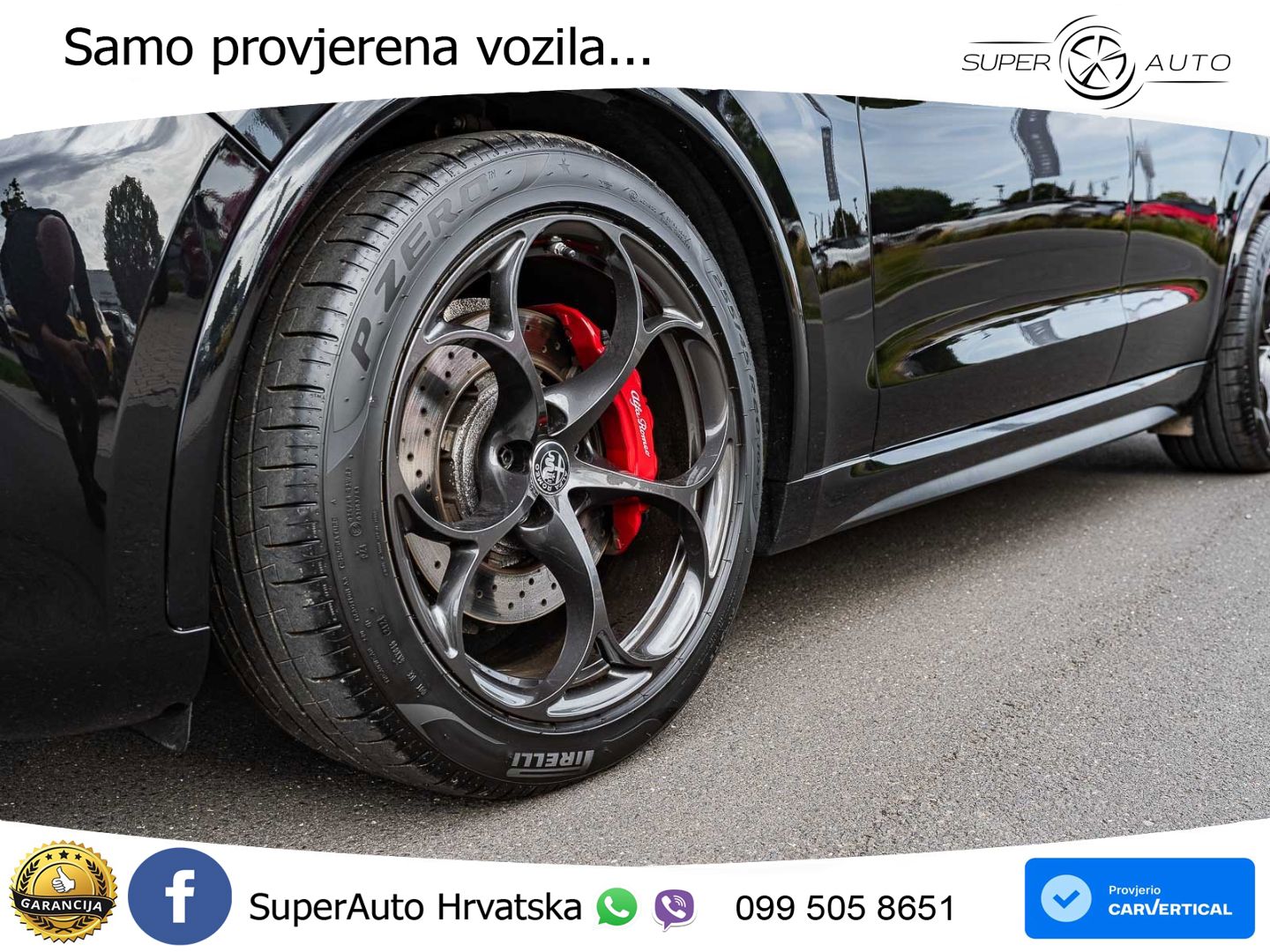 Alfa Romeo Stelvio Quadrifoglio 2.9 V6 Bi-Turbo (520 KS) Q4 Automatic LED+GR SJED+ACC